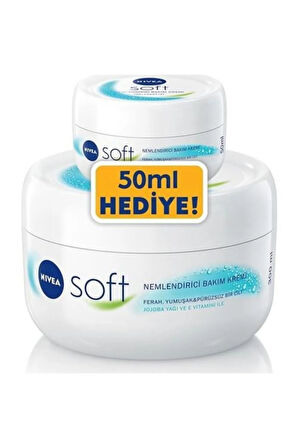 Soft Nemlendirici Bakım Kremi 300 Ml + 50 Ml Hediye