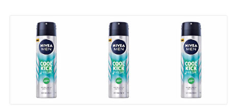 Nivea Deodorant 150 ml Erkek Cool Kick Fresh 3 Adet 