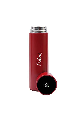 Dereceli Kırmızı Termos