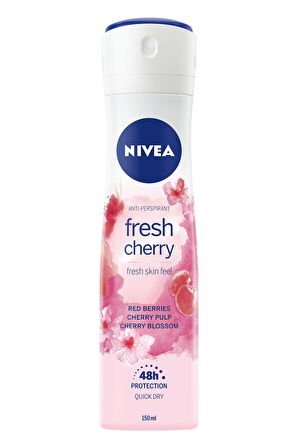 Nivea Deodorant Sprey Fresh Kiraz Çiçeği Kadın 150 Ml