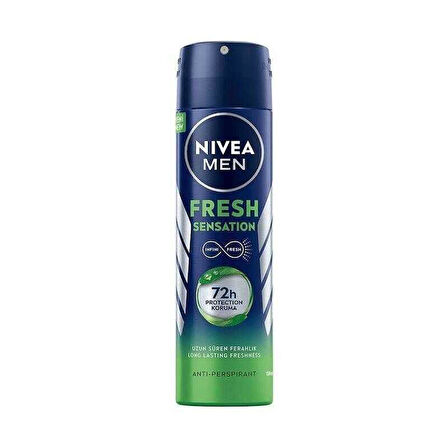 Nivea Deodorant 150 ml Erkek Fresh Sensation 3 Adet