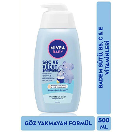 Nivea Baby Saç Ve Vücut Şampuanı 500 ml 2 ADET