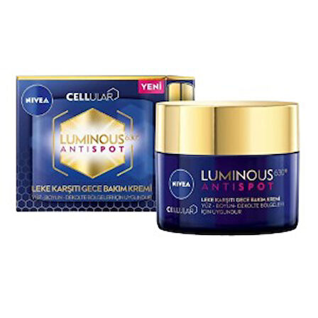 Nıvea Luminous 630 Leke Karşıtı Gece 50 Ml