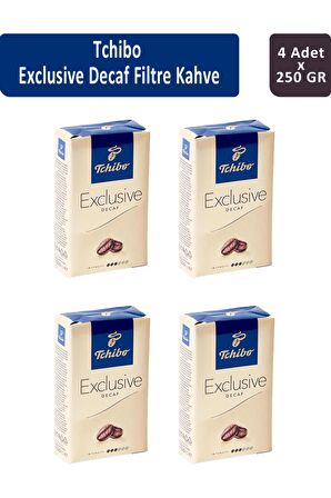 Tchibo Exclusive Decaf Filtre Kahve 250 gr x 4 Adet