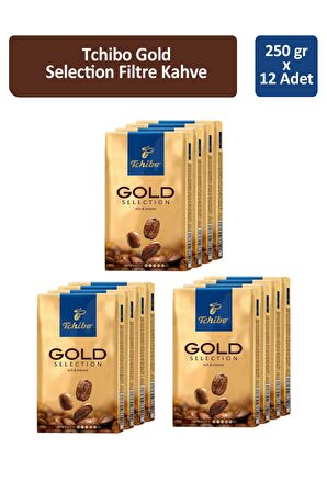 Tchibo Gold Selection Filtre Kahve 250 gr x 12 Adet