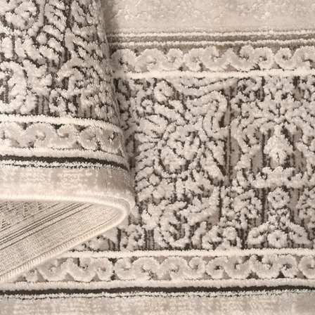 ANATOLIA HALI EZGİ -Bej / Kahve -Oturma Odası, Salon - Kolay Temizlenebilir
