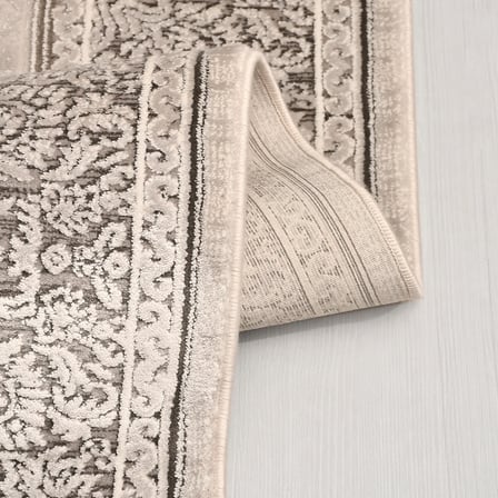 ANATOLIA HALI EZGİ -Bej / Kahve -Oturma Odası, Salon - Kolay Temizlenebilir