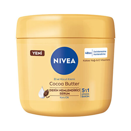 Nivea El Ve Vücut Bakım Kremi Cocoa Butter 400 ML