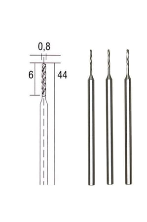 Proxxon 28852 Hss Matkap Ucu Seti 0.8 mm 3'lü