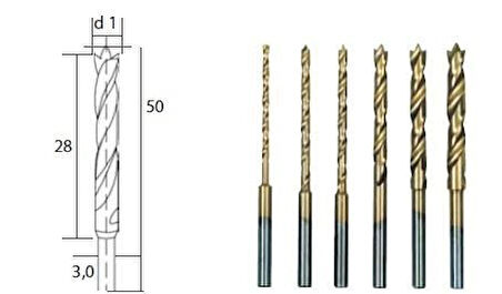 PROXXON 6 Parça Matkap Ucu Seti (28876)