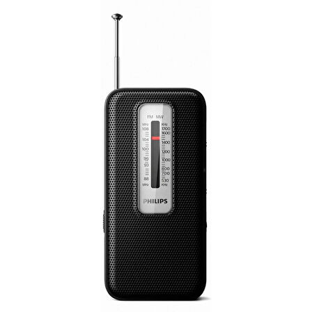 TAR1506 Retro Taşınabilir Cep,El Radyo FM/MW Siyah (3,5mm jack,Pilli ) (Ramwhite Garantili)