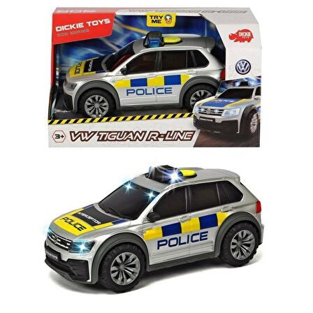 Simba Dickie  Vw Tiguan R-Line 25 Cm 1:18 203714013038 Işıklı ve Sesli VW Tiguan R-Line Polis Araba)