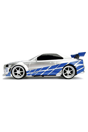 1:16 Uzaktan Kumandalı Fast & Furious Brian's 2002 Nissan Skyline Gt-r (bnr34)