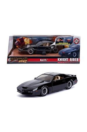 Jada Efsane Kara Şimşek (Knight Rider) Metal Diecast Araç 1/24 1982 Pontiac