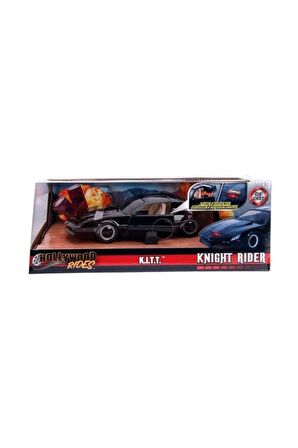 Jada Efsane Kara Şimşek (Knight Rider) Metal Diecast Araç 1/24 1982 Pontiac