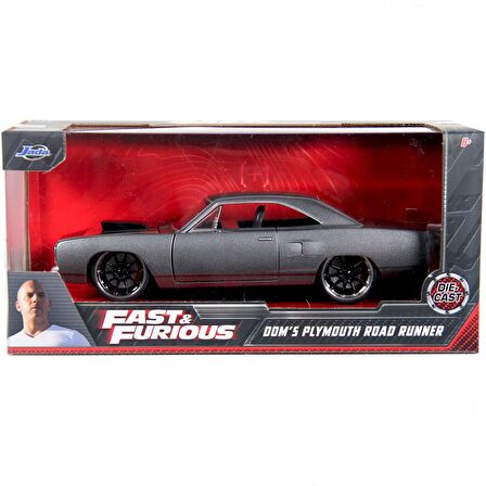 1:24 Hızlı ve Öfkeli Fast & Furious 1970 Plymouth Araba