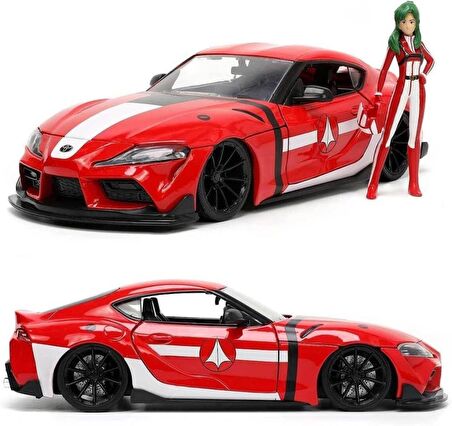 Jada 1:24 Robotech M Sterling´20 Toyota Supra Kırmızı