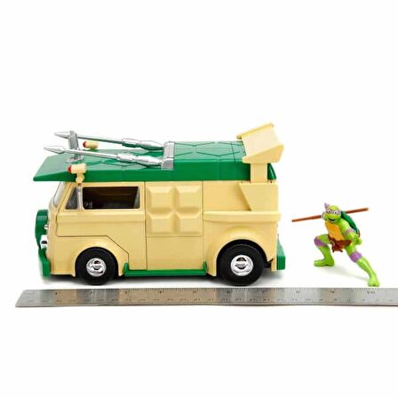 1:24 TMNT Party Wagon ve Donatello Figürü