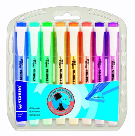 Stabilo Swing Cool Fosforlu 8 Renk 2758