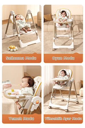 Baby Storch - Mama Sandalyesi -  Sallanabilir Tekerlekli Katlanabilir