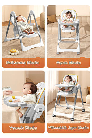 Baby Storch - Mama Sandalyesi -  Sallanabilir Tekerlekli Katlanabilir