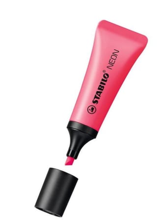 Stabilo Fosforlu Kalem Neon Pembe - 3 adet