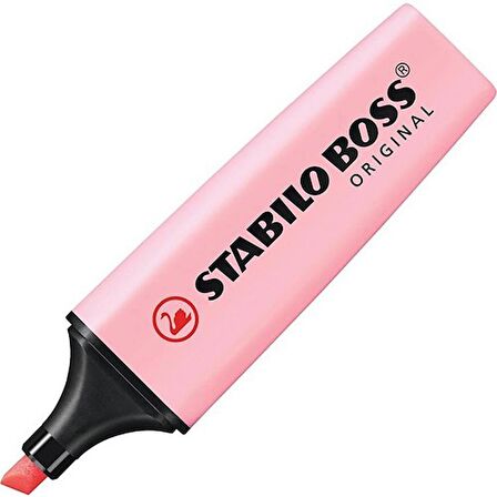 Stabilo Boss Original Fosforlu Kalem Pastel 10'lu Pembe