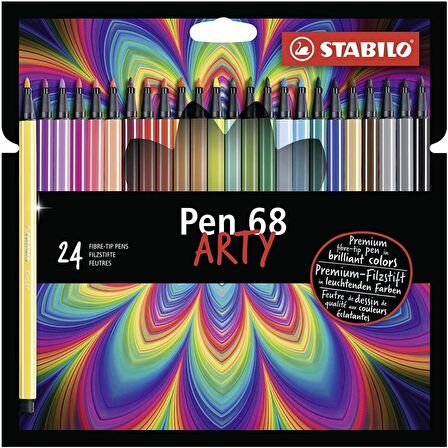 Stabilo Pen 68 Arty Keçe Uçlu Kalem Seti 24'lü