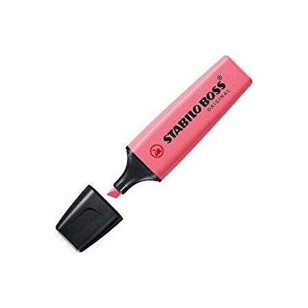 Stabilo Fosforlu Kalem Boss Pastel Gül Pembe 70/150   10'lu Paket / Stabilo