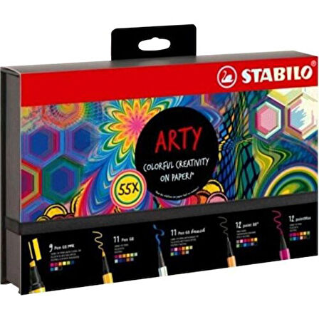 Stabilo Kreatif Keçe Uçlu Set Arty 55'li Yeni 