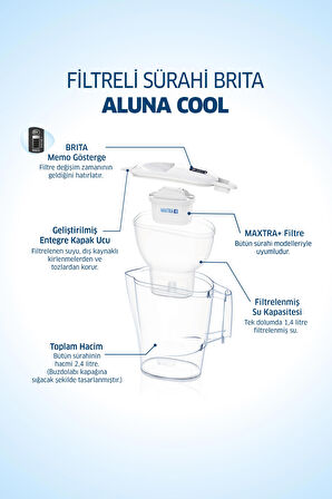 Brita Aluna Cool Filtreli Su Arıtma Sürahisi - Beyaz