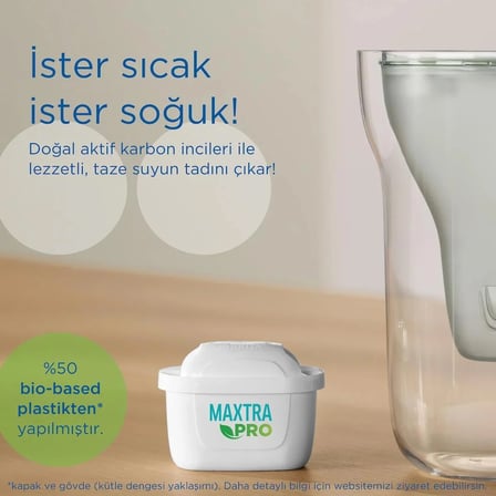 MAXTRA PRO Pure Performance Yedek Su Arıtma Filtresi, 2’li