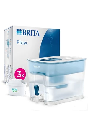 BRITA Flow 3x Maxtra Pro All-In-1 Filtreli Su Arıtma Sebili – 8,2 L