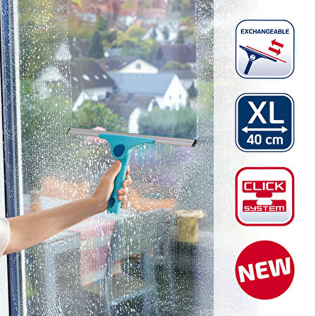 Leifheit 2'si 1 arada XL Pencere Sileceği