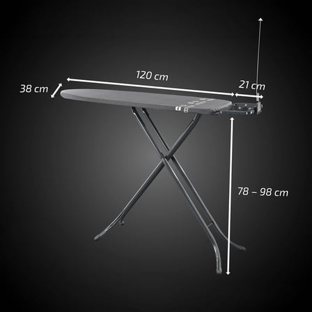 Leifheit Air Board Ütü Masası Siyah 120x38 Cm