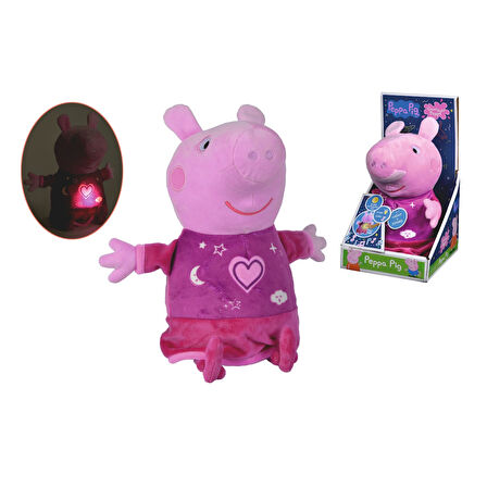 Peppa Pig Işıklı Ve Sesli İyi Geceler Peppa Peluş