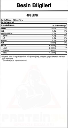 Multipower Bcaa Powder 400 Gr 40 Porsiyon Amino Asit Kiraz Aroma