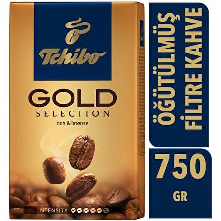 TCHİBO GOLD SELECTİON Öğütülmüş FİLTRE KAHVE 750 GR (3X250GR)