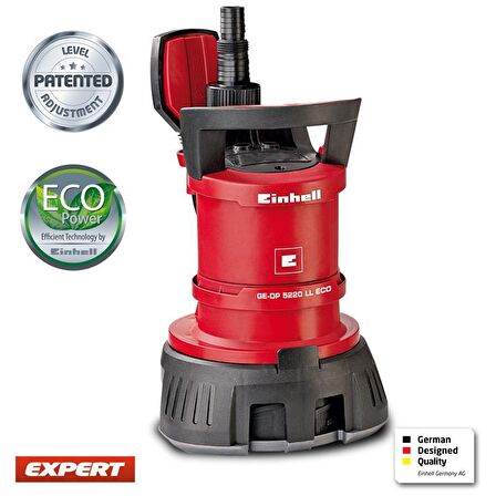 Einhell GE-DP 5220 LL ECO Temiz Ve Kirli Su Dalgıç Pompa 2'si Bir Arada