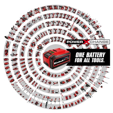 Orijinal Einhell 5.2 Ah Plus Akü Power X-Change (Li-Ion Akü, 18 V, 5.2 Ah, Tüm Power X-Change cihazları ile uyumlu) - 4511437