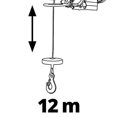 Einhell TC-EH 500 Elektrikli Vinç