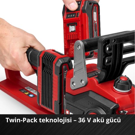Einhell Professional Akülü Zincirli Testere GP-LC 36/35 Li-Solo Power X-Change (Li-Ion, 36 V, 33 cm kesim uzunluğu, 15 m/s kesim hızı, kömürsüz motor, akü ve şarj cihazı dahil değildir) - 4501780