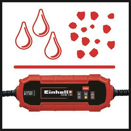 Einhell CE-BC 1 M 6/12 V Akü Şarj Cihazı