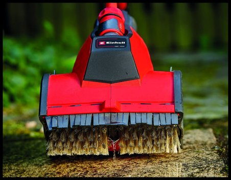 Orijinal Einhell ULTRA Picobella Yedek Fırça (PICOBELLA 18/215 akülü yüzey temizleyici ile uyumlu, sert taş yüzeyler için uygun, 19.5 cm çalışma genişliği) - 3424122