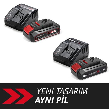 Orijinal Einhell 18 V 2.5 Ah PXC Başlangıç Kiti (Akü & Şarj Cihazı, 18 V, Maks. Güç 720 W, Tüm PXC cihazları için, akü yönetim sistemi, 3'lü LED gösterge) - 4512097