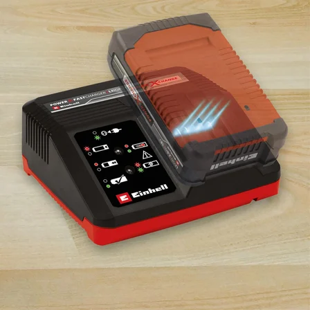 Orijinal Einhell Şarj Cihazı Power X-Fastcharger 4A Power X-Change (18 V, akü takibi, akıllı şarj yönetimi, 6'lı LED gösterge) - 4512103