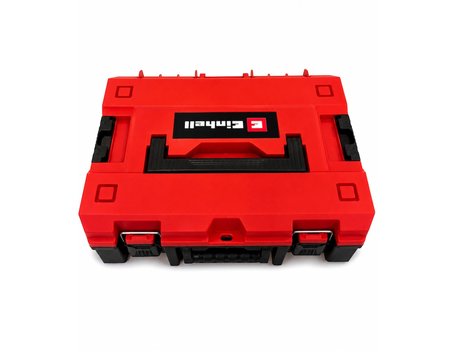 Einhell Orijinal E-Case S-F sistem kasası (maks. 25 kg, aksesuar ve aletlerin evrensel olarak depolanması ve taşınması, istiflenebilir, su sıçramasına dayanıklı, 2x köpük ek dahil) - 4540011