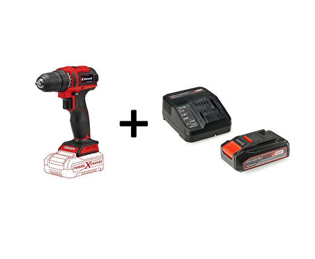 Einhell TE-CD 18/40 Li BL - Solo, Akülü Vidalama Akü ve Şarj Cihazı Hediye