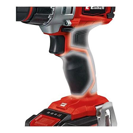 Einhell TE-CD 18/2 18 Volt Kırmızı Devir Ayarlı Matkap Seti