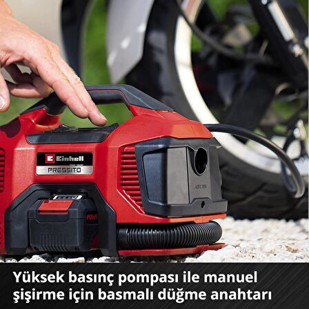 Einhell PRESSITO 18/21 - Solo, Akülü Kompresör - 4020467